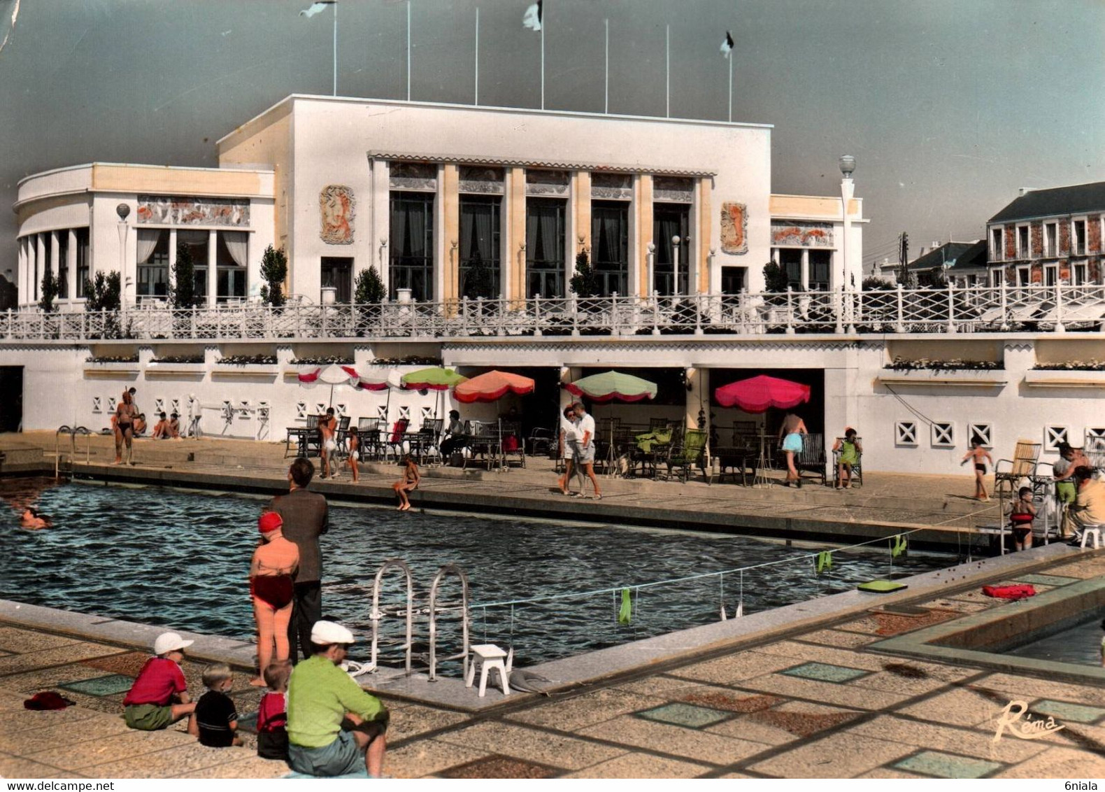 14004 LES SABLES D OLONNE La Piscine Et Le Casino       (Recto-verso) 85 - Sables D'Olonne