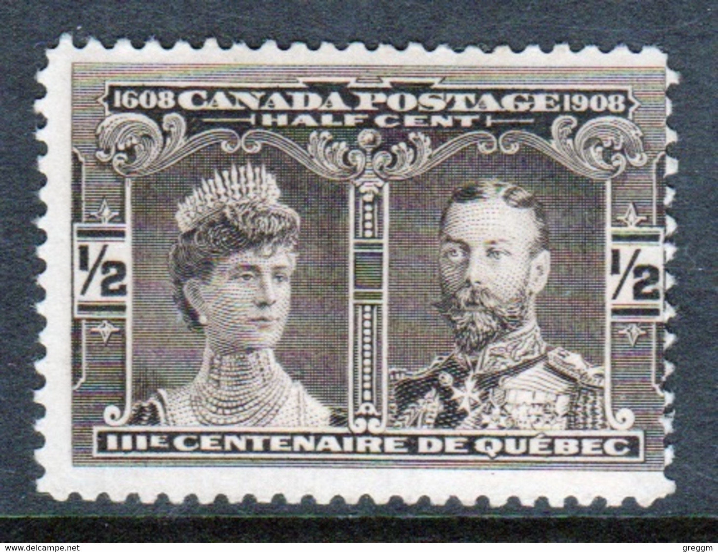Canada 1908 Single Stamp To Celebrate Tercentenary Of Quebec. - Unused Stamps