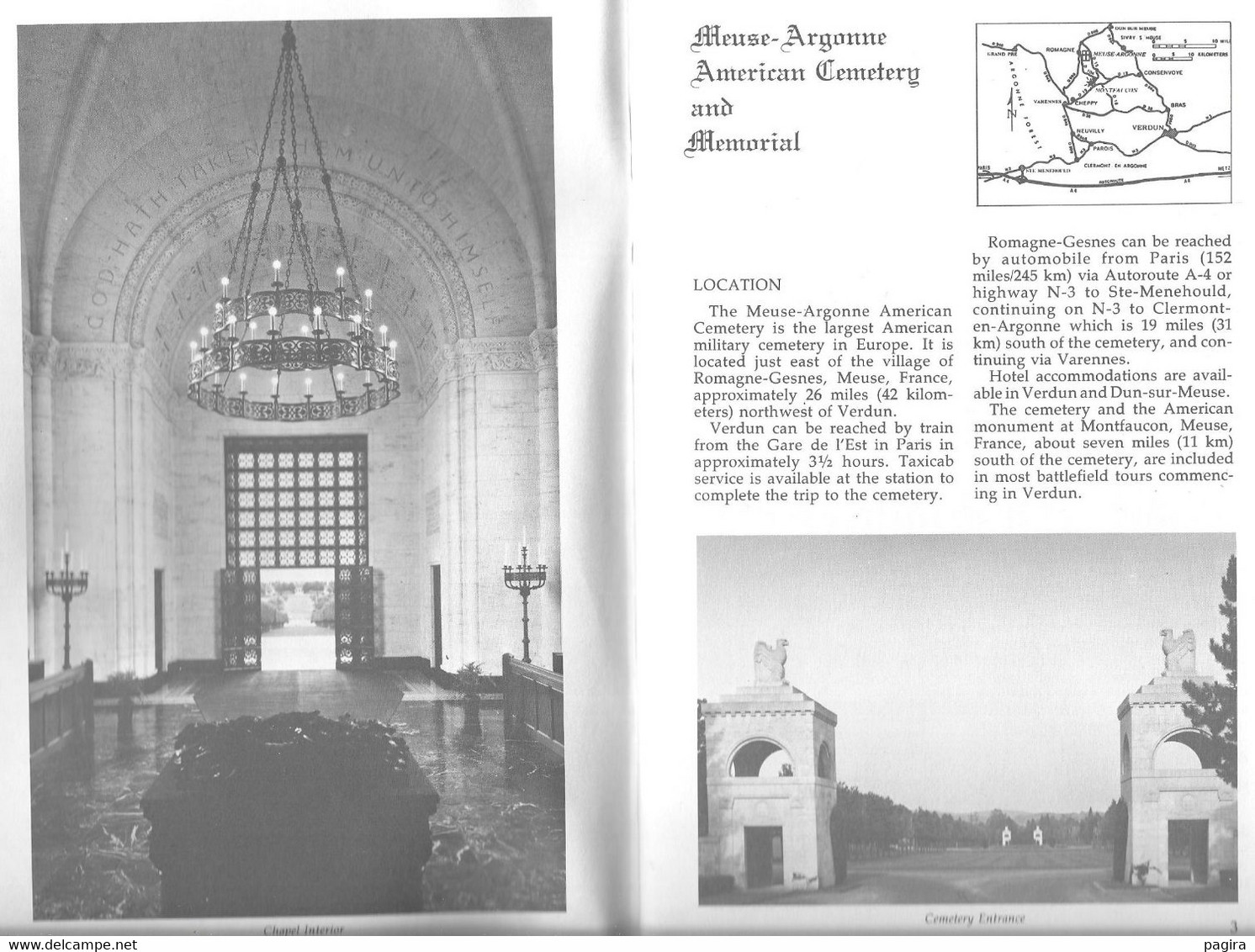 MEUSE/ ARGONNE 14/18 Cimetiére Et Monuments U.S - Oorlog 1914-18