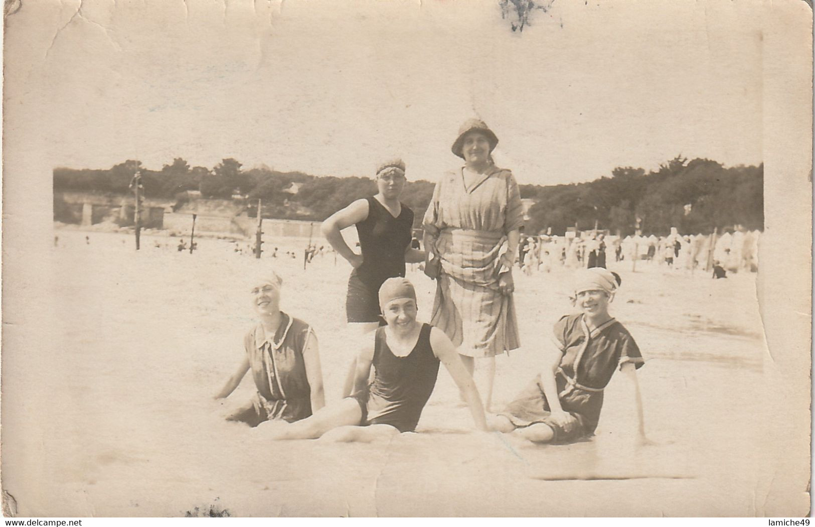 CARTE Photo Prise à FOURAS SUR OCEAN En 1922 Circulée - Arches