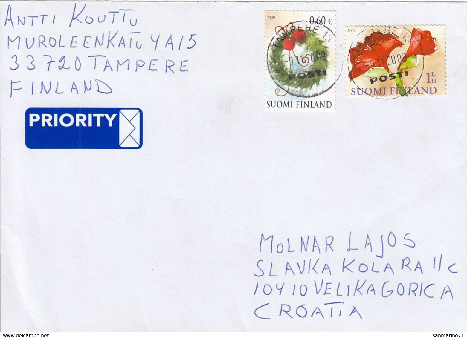FINLAND Cover Letter 137,box M - Cartas & Documentos