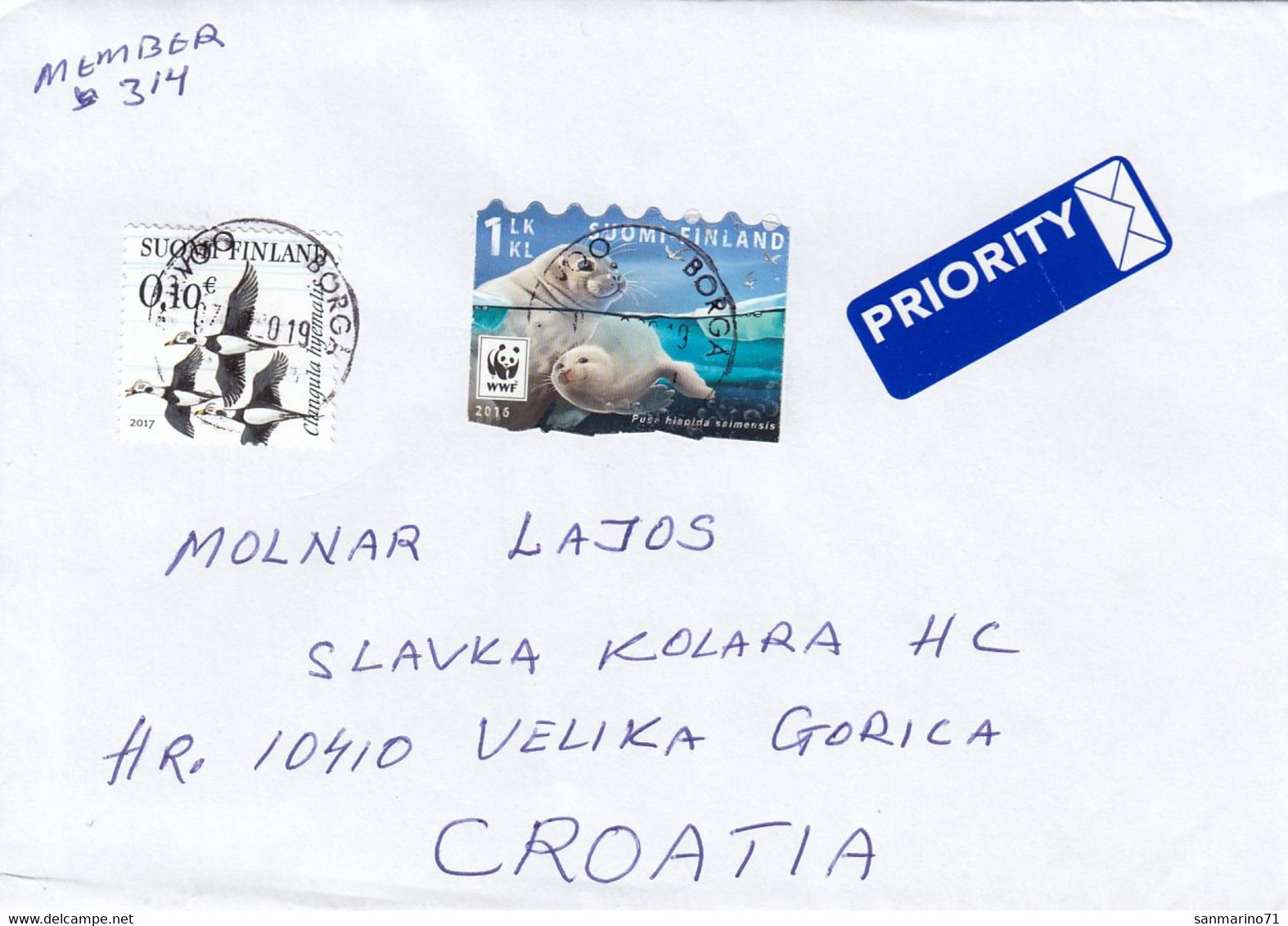 FINLAND Cover Letter 140,box M - Cartas & Documentos