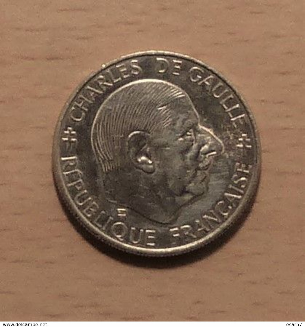 Pièce De 1 Franc Général De Gaulle 1988 Quasi Neuve - Gedenkmünzen
