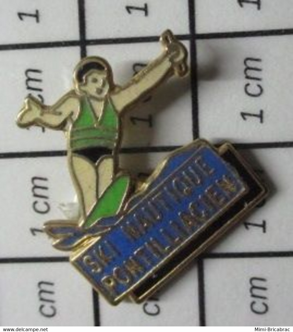 612a Pin's Pins / Beau Et Rare / SPORTS / SKI NAUTIQUE PONTILLACIEN - Ski Náutico