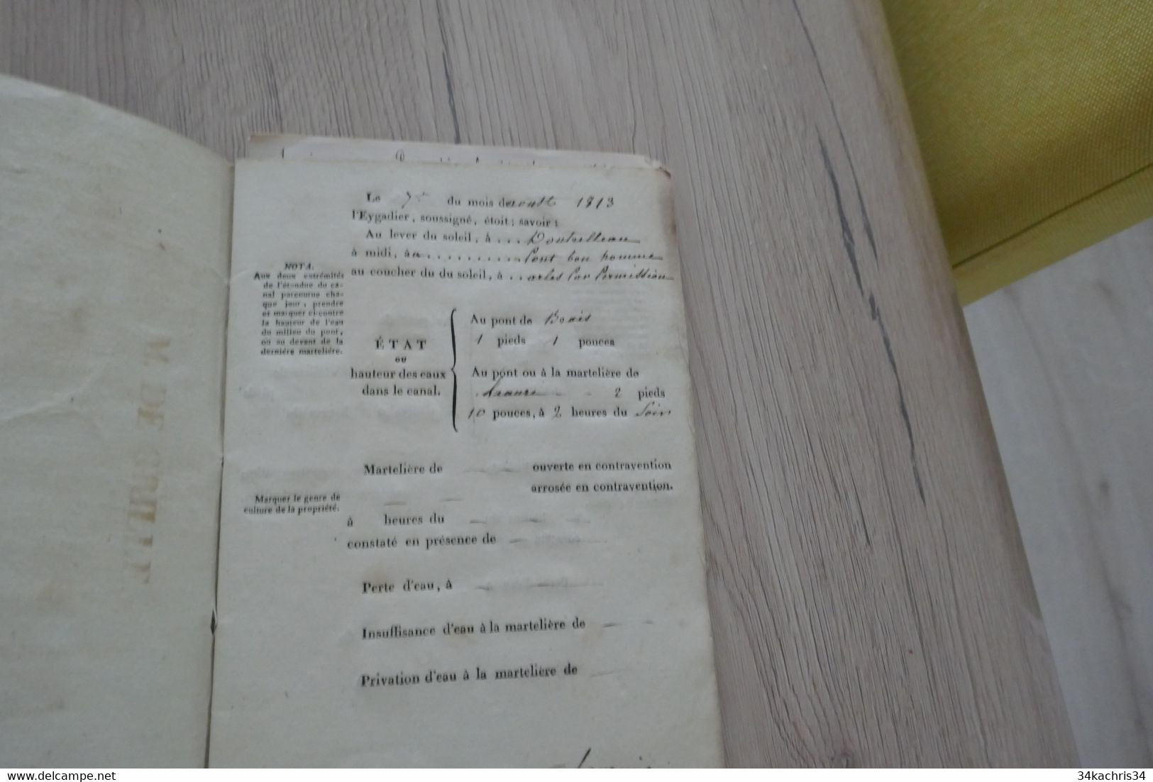 Carnet + Correspondance Et Récits Eygadier Arnaud Arrosants De La Crau D'Arles - Historische Dokumente