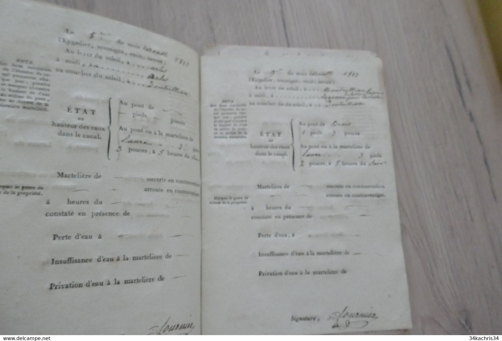 Carnet + Correspondance Et Récits Eygadier Arnaud Arrosants De La Crau D'Arles - Historische Dokumente
