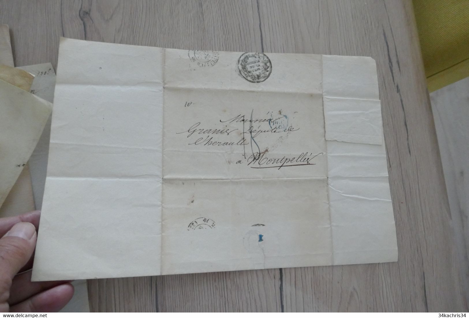 Pièce Signée Par 1 Général Au Député Granier Hérault Refus De Promotion Officier Au Sergent Major Delacombe 1833 - Documents