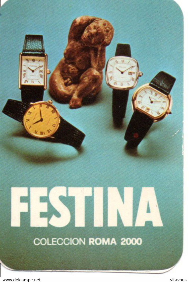 Montre FESTINA Collection ROMA 2000 Carte  Calendrier 1978 Calendar  (salon 181) - [4] Collections