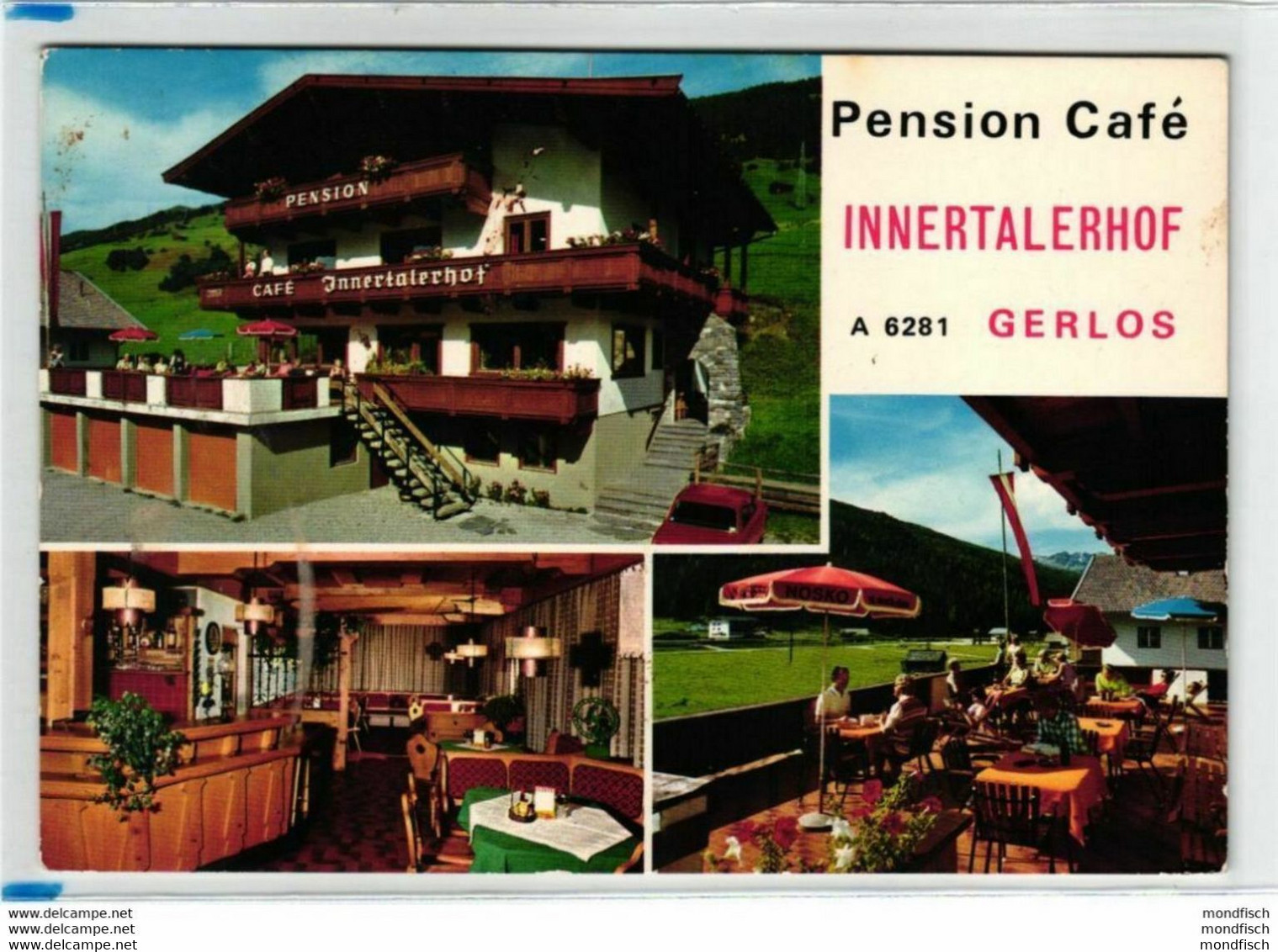 Gerlos - Cafe Pension Innertalerhof - Zillertal 1983 - Gerlos