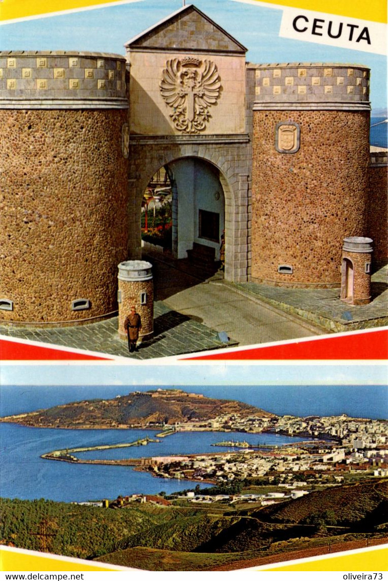 CEUTA - Cuartel De Regulares Y Vista Parcial - Ceuta