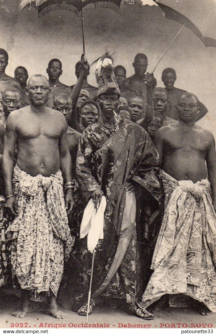 AFRIQUE OCCIDENTALE DAHOMMEY PORTO NOVO ADJIKI ROI DE PORTO NOVO ET SES MINISTRES - Dahomey