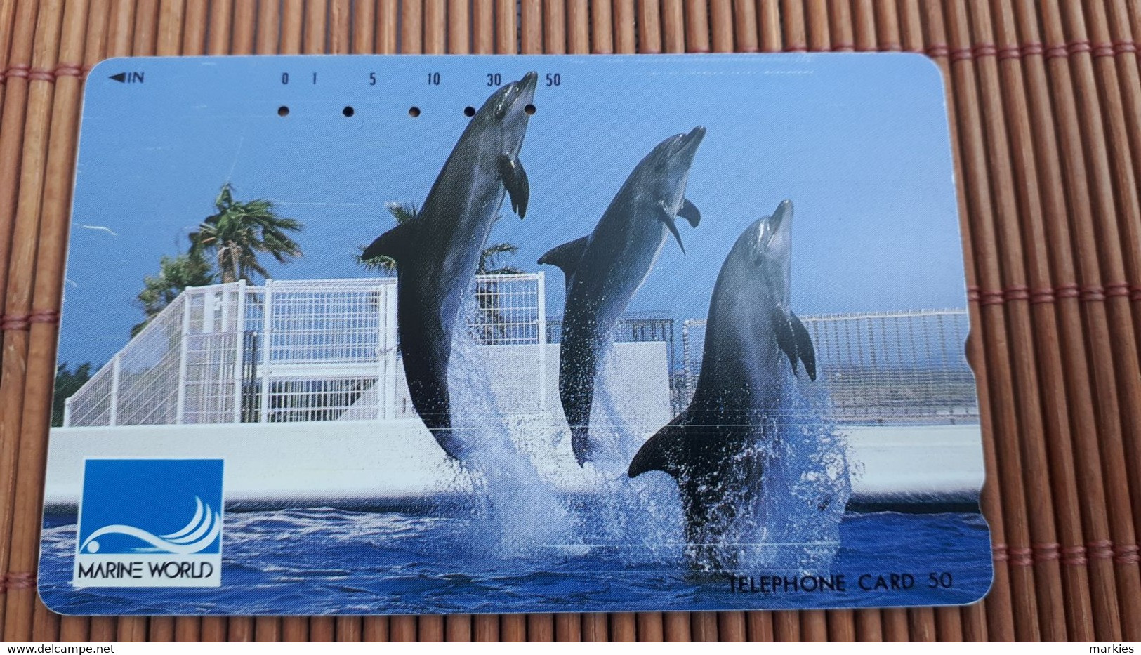 Dolphins Phonecard Used - Dolfijnen