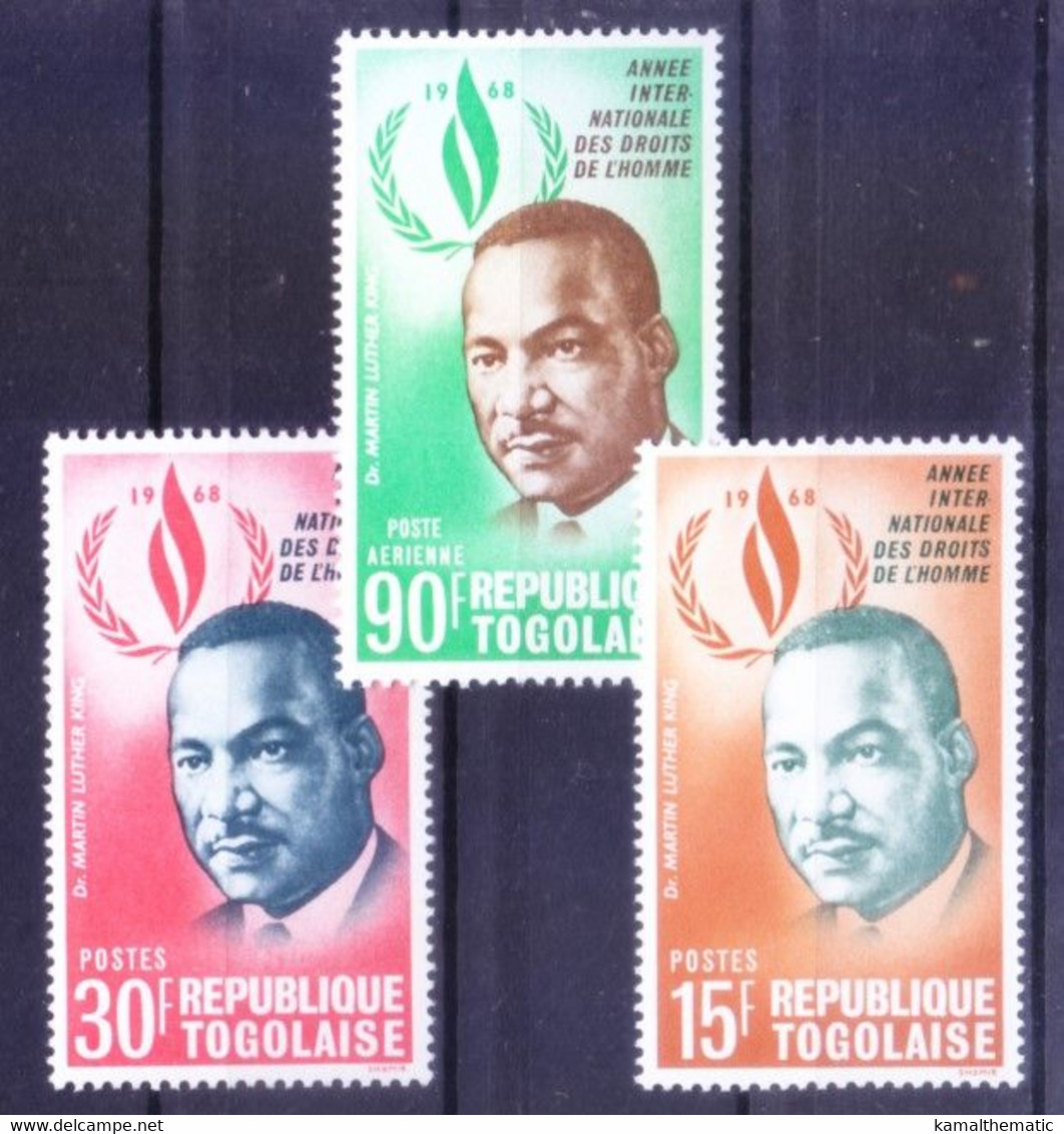 Togo 1968 MNH, Martin Luther King, Nobel Peace Winner - Martin Luther King