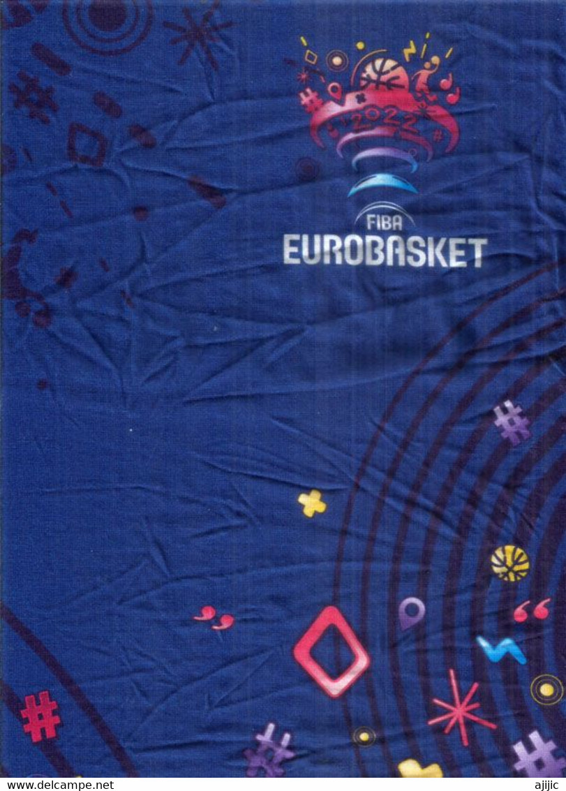 FIBA.EUROBASKET.September 2022.Berlin,Germany. Foulard,scarf,neckerchief,headband,writband,etc. Brand New - Abbigliamento, Souvenirs & Varie