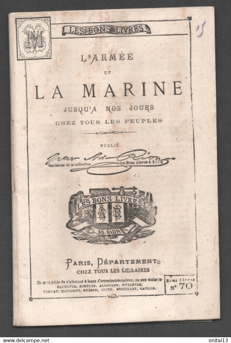 L'ARMEE ET LA MARINE / LES BONS LIVRES    / EX LIBRIS - Français