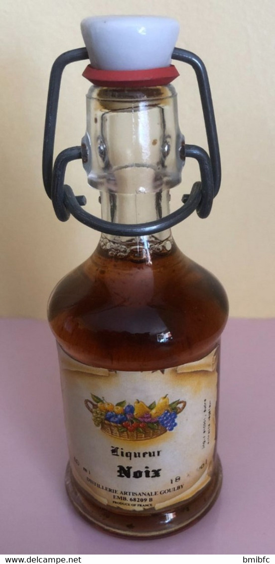 Liqueur Noix - 10 Ml  - Distillerie Artisanale GOULBY - Miniflesjes