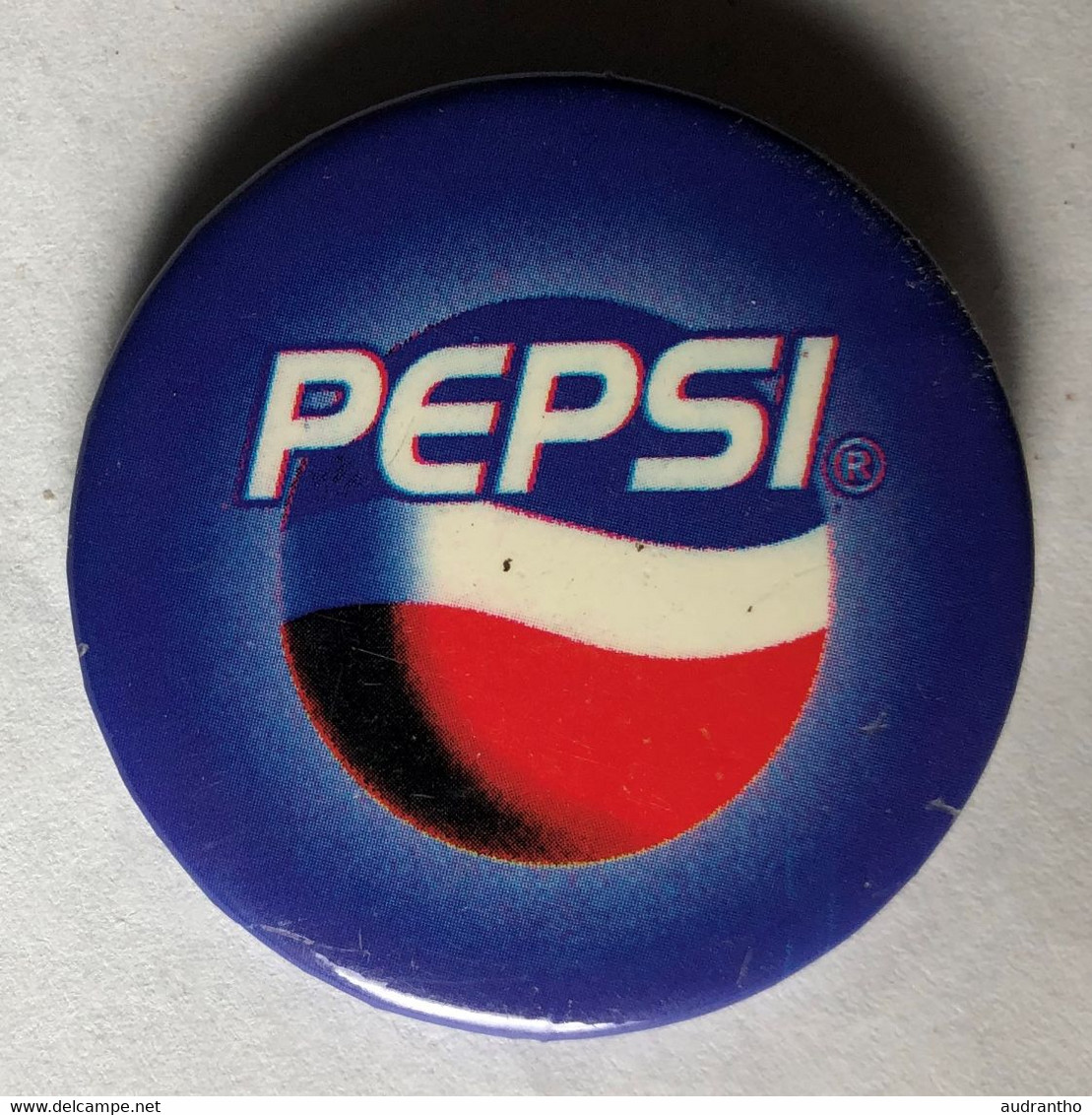 Badge Vintage Publicité Marque PEPSI - Other & Unclassified