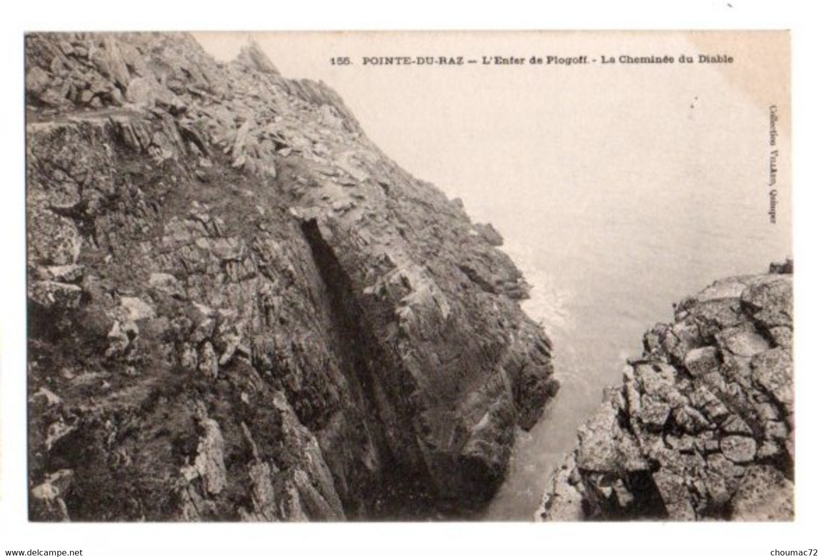 (29) 1443, La Pointe Du Raz, Villard 155, L'Enfer De Plogoff, La Chaminée Du Diable - La Pointe Du Raz