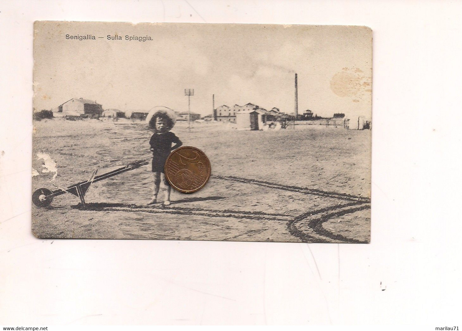 P2587 Marche SENIGALLIA Ancona 1911 Viaggiata Sulla Spiaggia - Senigallia