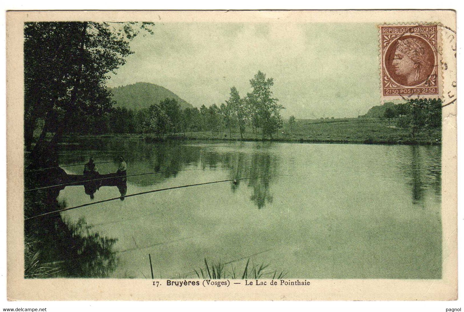 88 : Bruyères : Lac De Pointhaie : ( Pêcheurs ) - Bruyeres