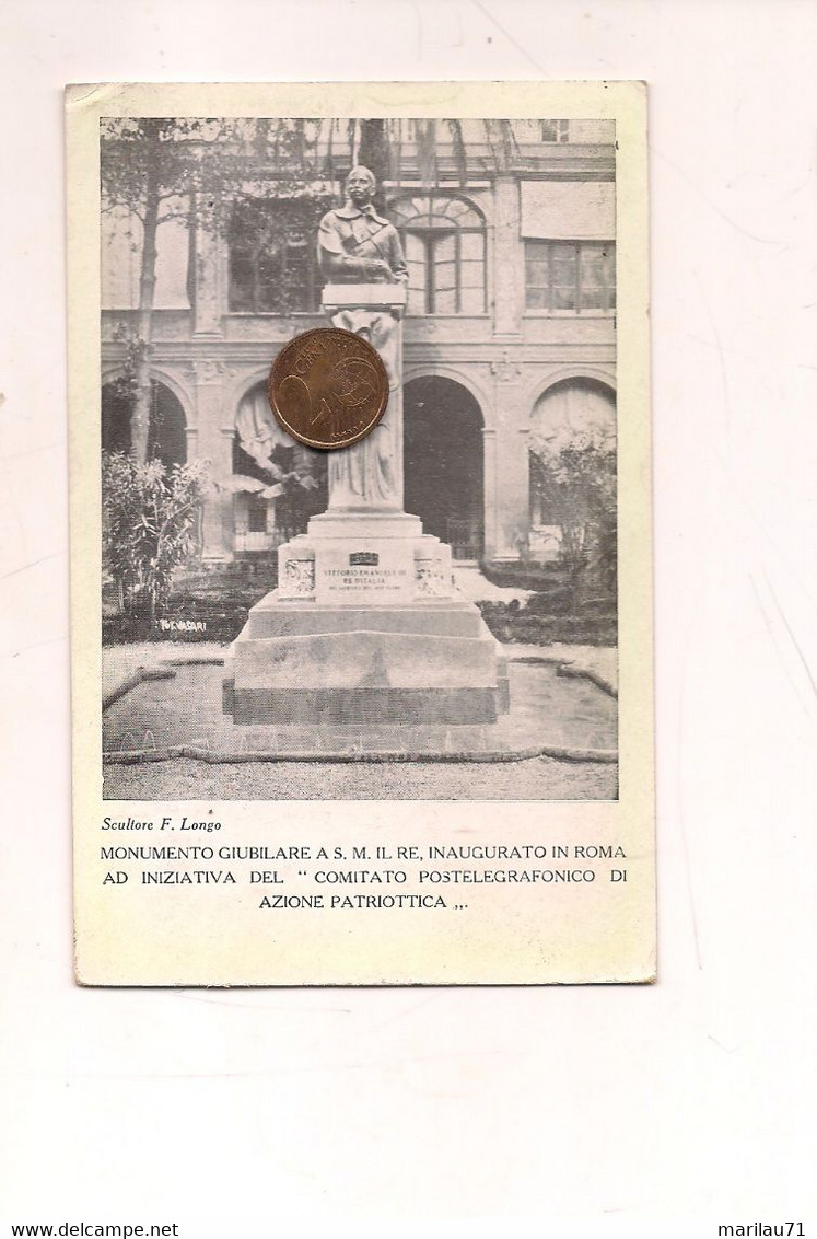 P2605 Lazio ROMA 1927 Viaggiata MONUMENTO COMITATO POSTELEGRAFONICO ZIONE PATRIOTTICA - Expositions