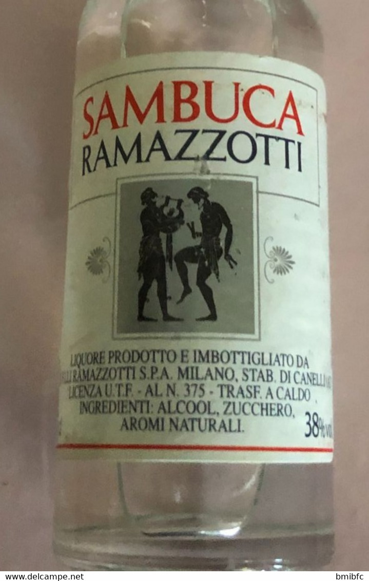 SAMBUCA RAMAZZOTI 3cl - 38% Vol.   MILANO - Miniflesjes