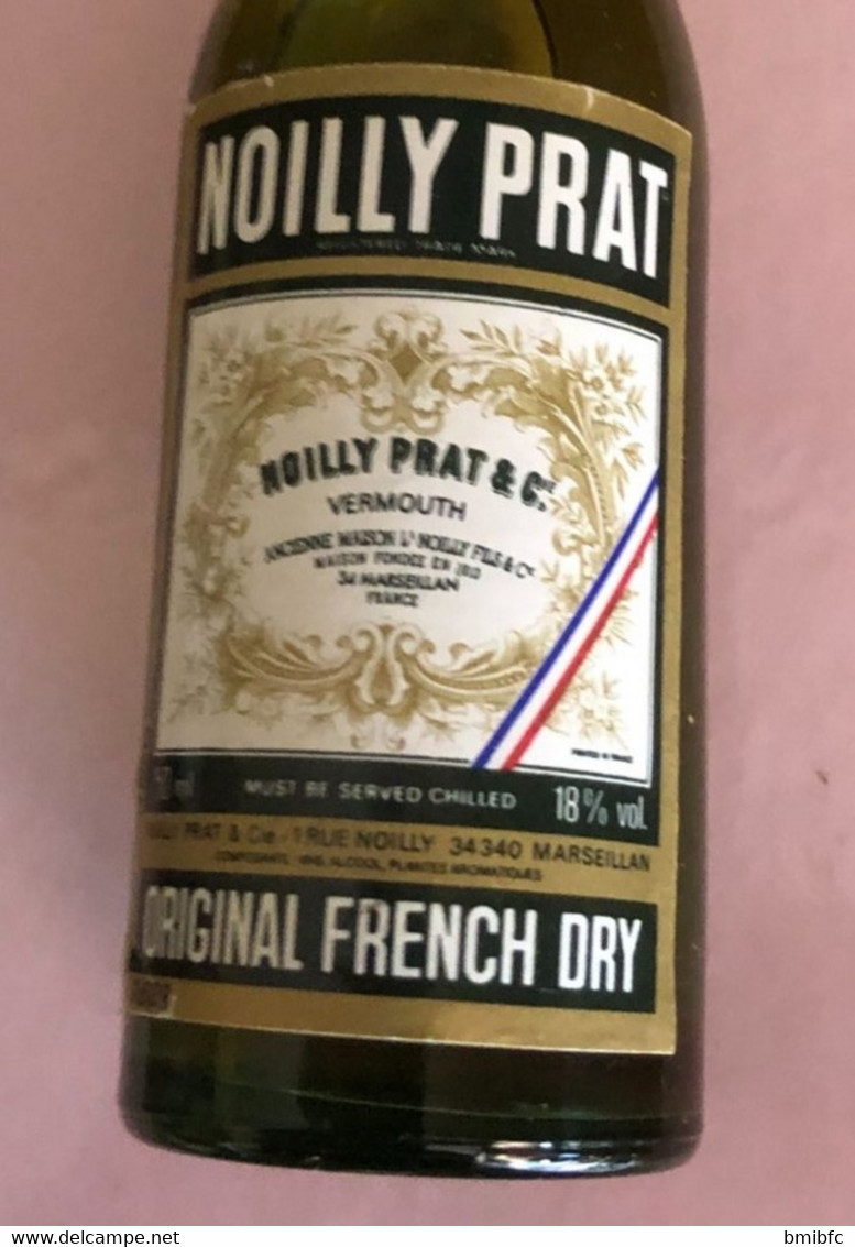 NOILLY PRAT Vermouth - MARSEILLAN - 50 Ml - 18% Vol. - Mignonnettes