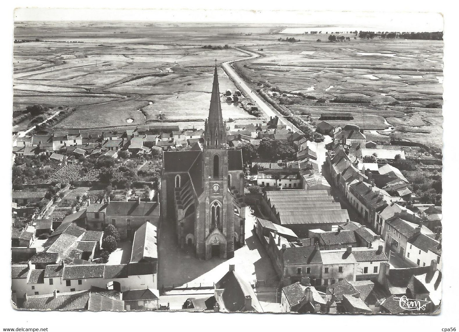 BOURGNEUF En RETZ - Vue Aérienne - Quartier De L'église - 19275 COMBIER - Bourgneuf-en-Retz