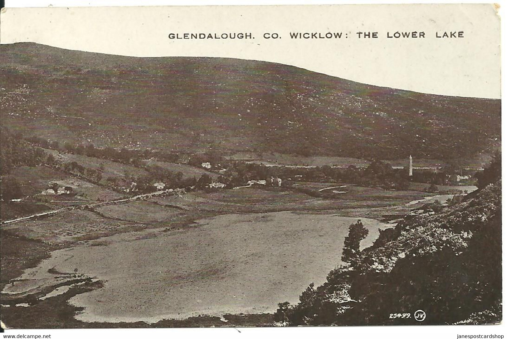 GLENDALOUGH CO. WICKLOW - THE LOWER LAKE - UNPOSTED - VALENTINE LTD - Wicklow