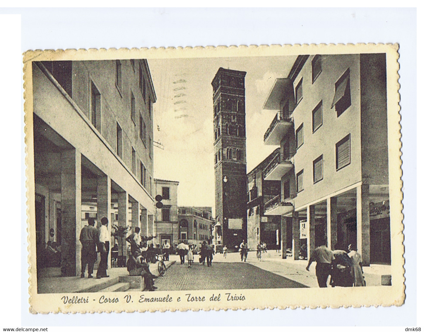 VELLETRI - CORSO V. EMANUELE E TORRE DEL TRIVIO - ED. MAMMUCANI - SPEDITA 1961  (12158) - Velletri