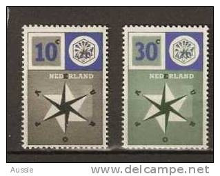 Cept 1957 Nederland Pays-bas Yvertn° 678-79 *** MNH Cote 13,00 Euro - 1957