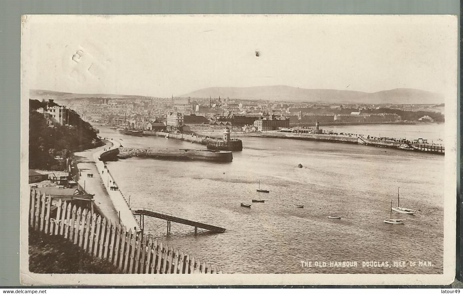 The Old Harbour  Douglas Isle Of Man 1908 - Isle Of Man