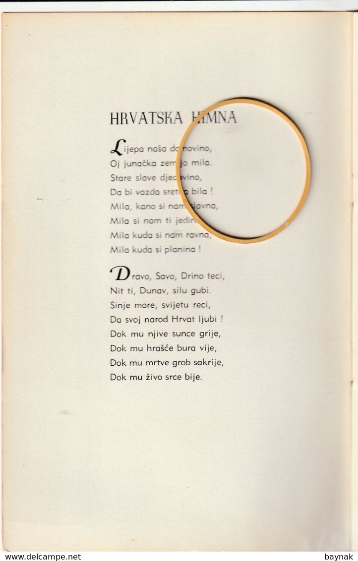 CROATIA  --  NDH, NEZAVISNA DRZ. HRV. - BOOK:  Dr ANTE BUTKOVIC ,, HRVATSKA PROBLEMATIKA ,, -   USTASHA  EMIGRATION - Other & Unclassified