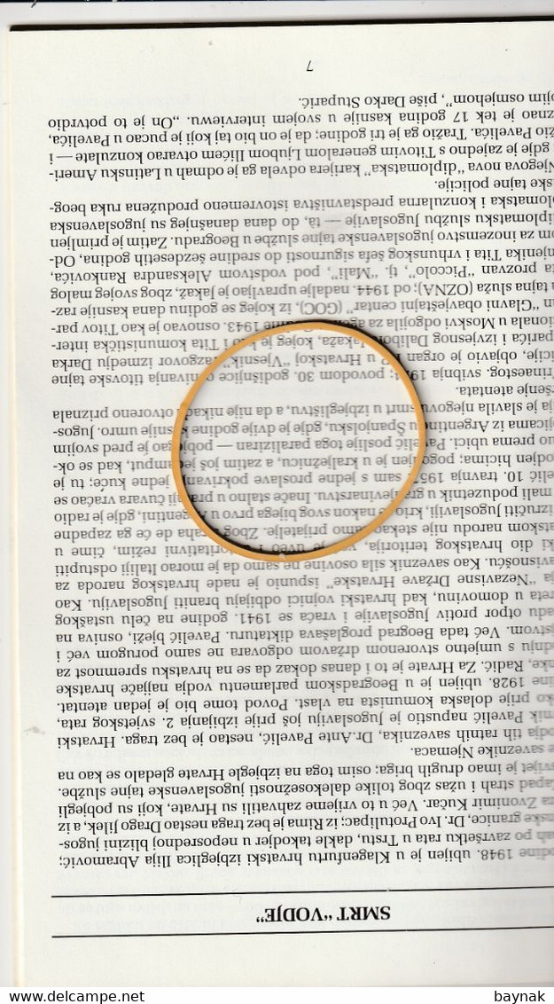 CROATIA  --  NDH, NEZAVISNA DRZ. HRV. - BOOK:  H. P. RULLMANN  ,, UBISTVA NAREDENA IZ BEOGRADA  -  USTASHA  EMIGRATION - Andere & Zonder Classificatie