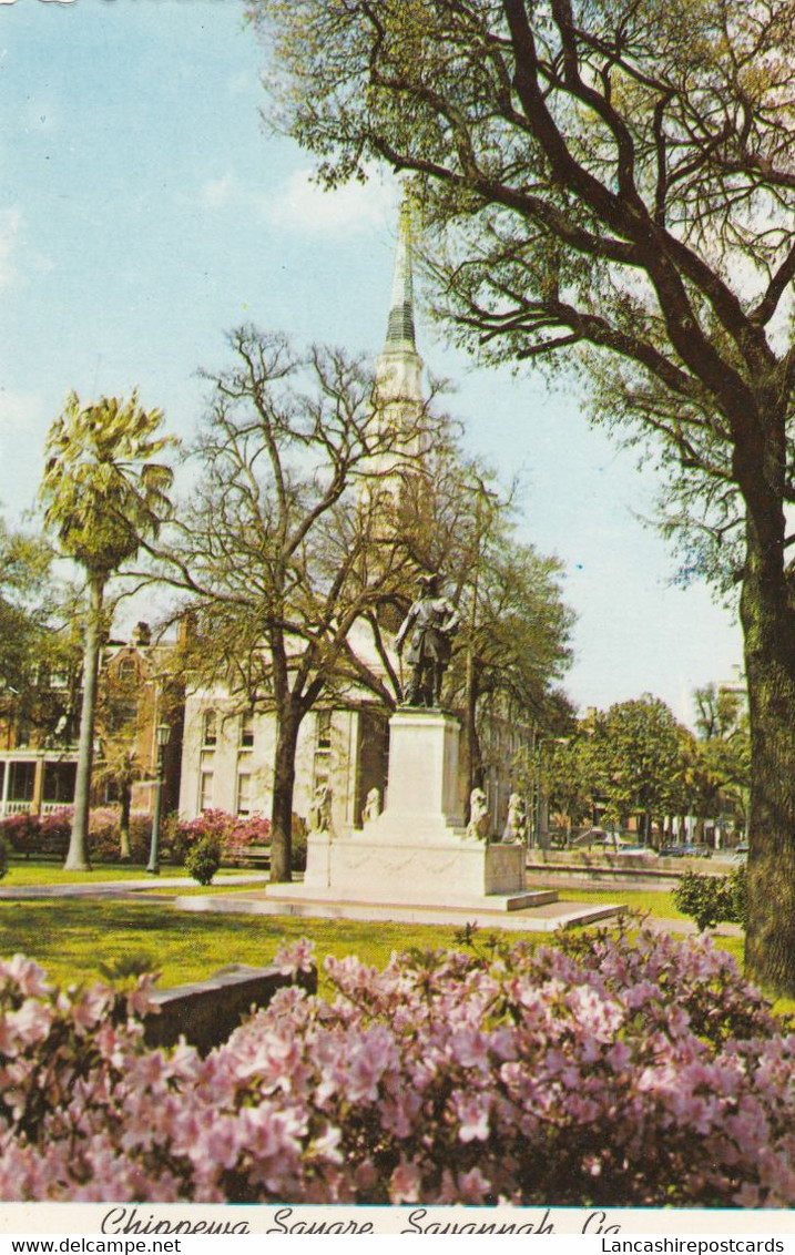 Postcard Chippewa Square Savannah Georgia My  Ref B25724 - Savannah