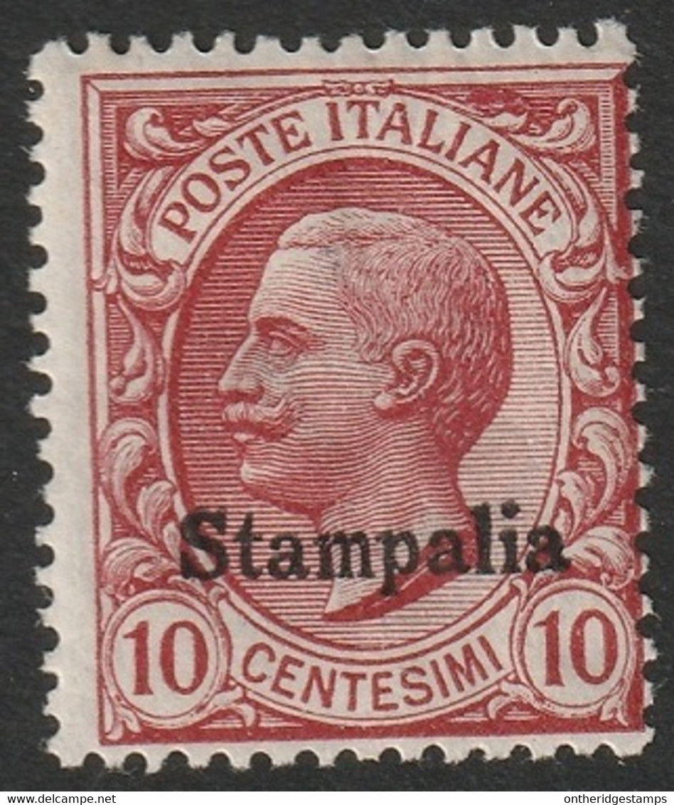 Italy Aegean Stampalia 1912 Sc 3 Egeo Sa 3 MNH** Some Crazed Gum - Egée (Stampalia)