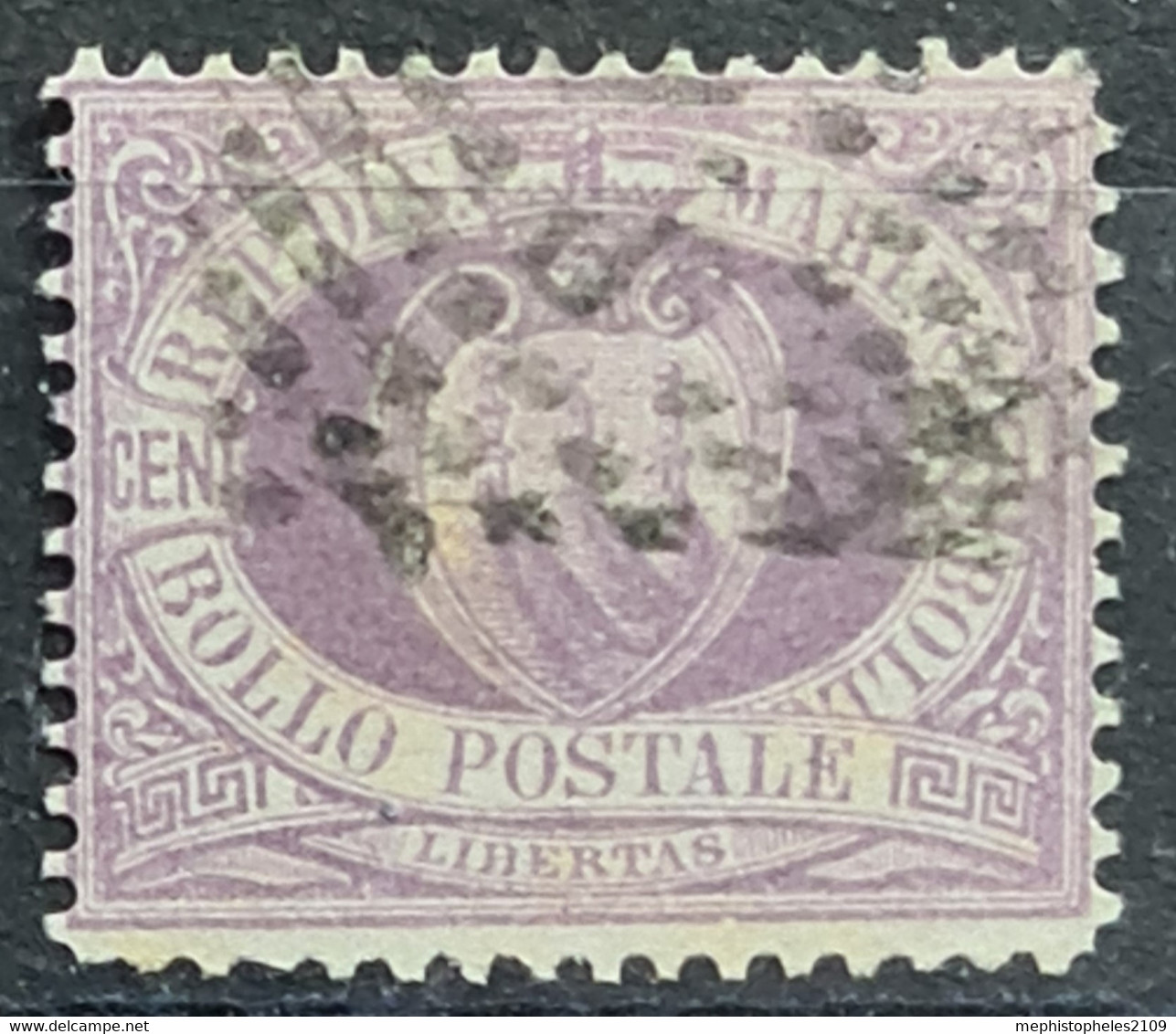 SAN MARINO 1895 - Canceled - Sc# 12 - Used Stamps