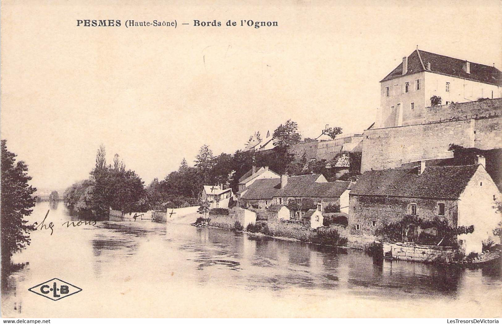 CPA France - Haute Saône - Pesmes - Bords De L Ognon - Sigle CLB Edition - Cours D Eau - 29 Mai 1921 - Pesmes