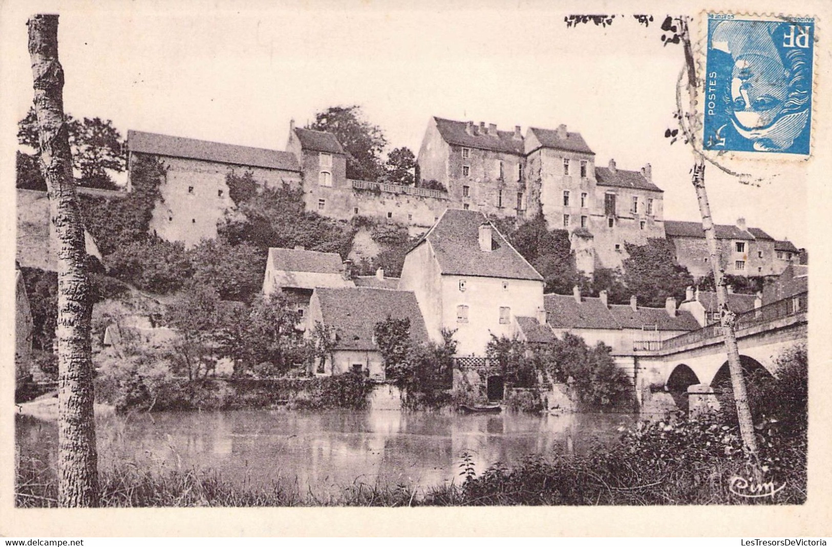 CPA France - Haute Saône - Pesmes - Le Château - Pont - Cours D Eau - Oblitérée Et Affranchie - Rivière - Pesmes