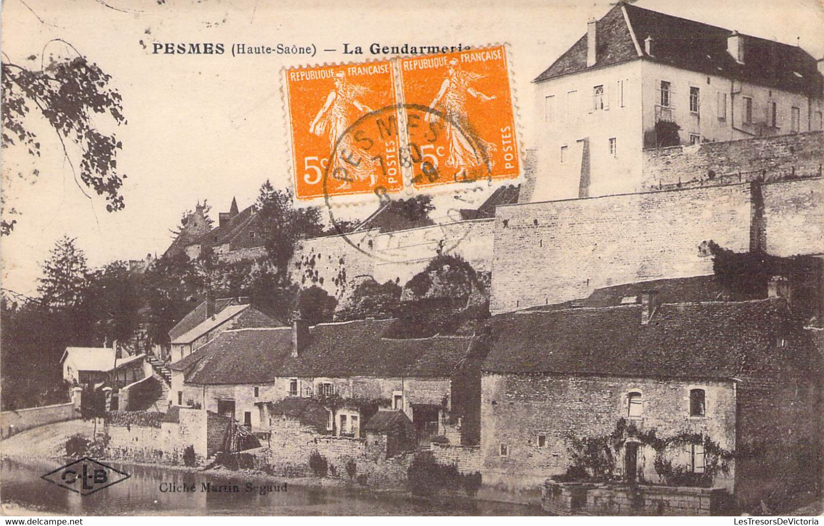 CPA France - Haute Saône - Pesmes - La Gendarmerie - Oblitérée 8 Septembre 1922 - Etablissement C Lardier Besançon - Pesmes