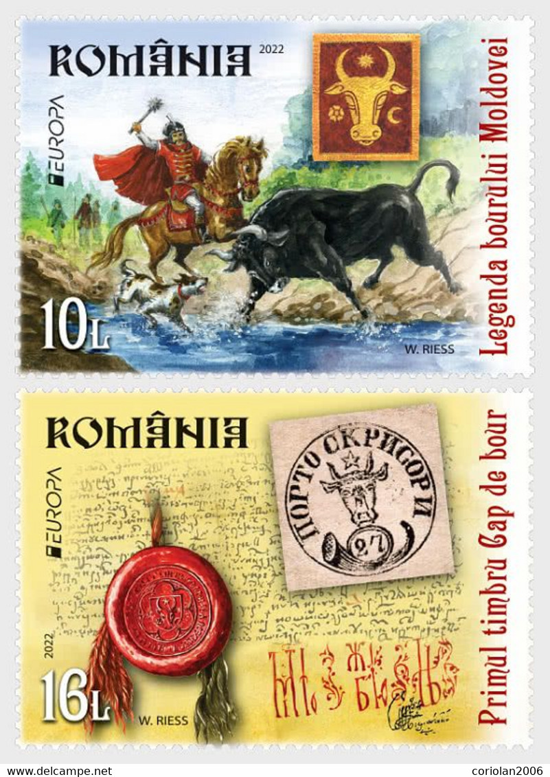 Romania 2022 / Europa CEPT / Set 2 Stamps - Nuovi