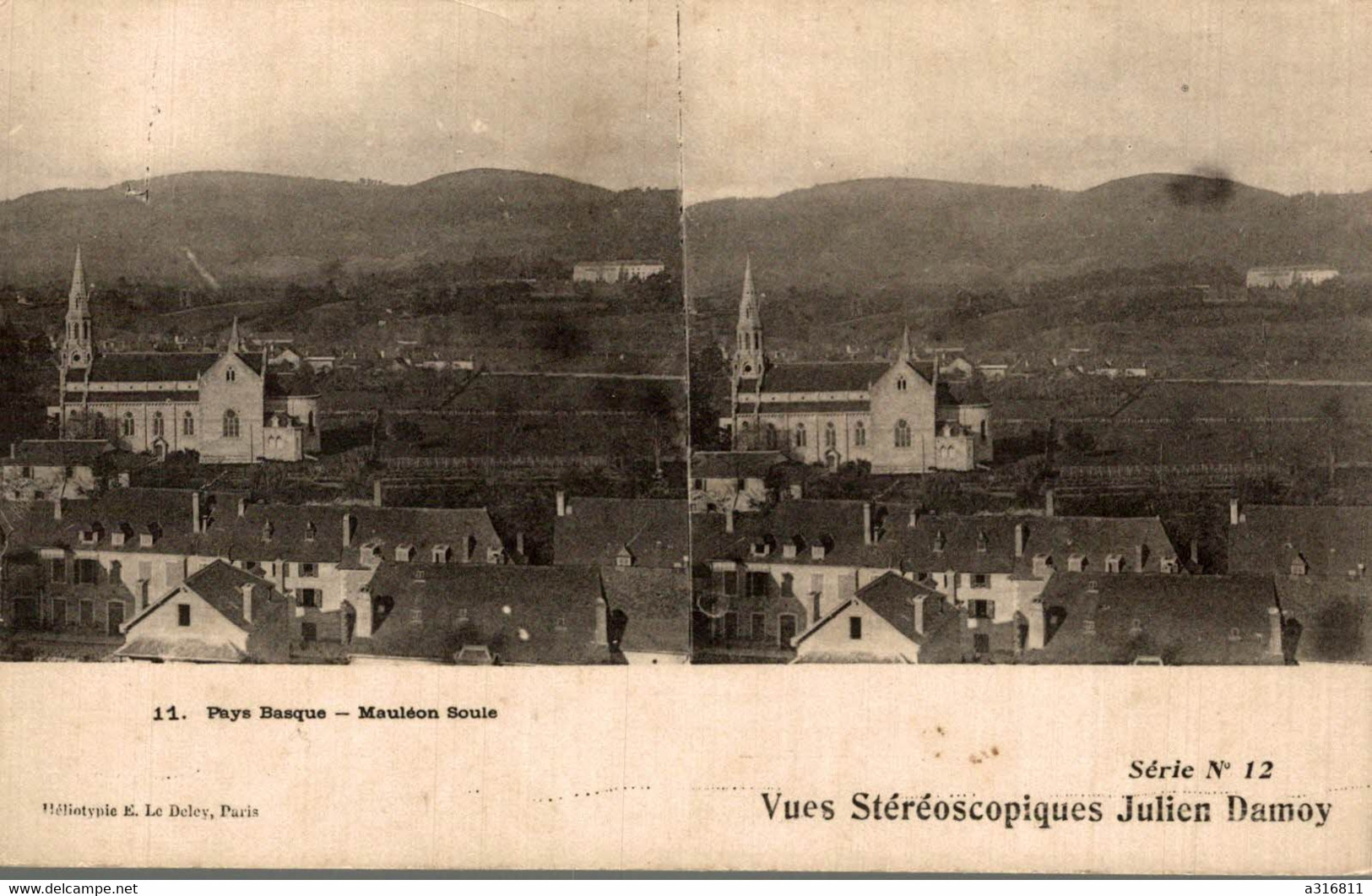 Pays Basque Mauleon Soule - Cartes Stéréoscopiques