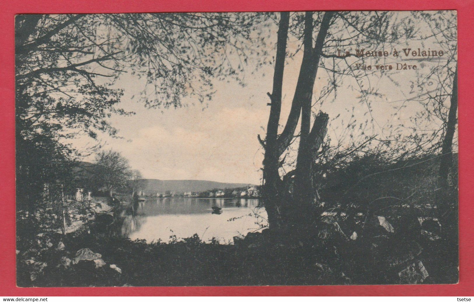 Velaine-sur-Sambre La Meuse ... Vue Vers Dave - 1907 ( Voir Verso ) - Sambreville