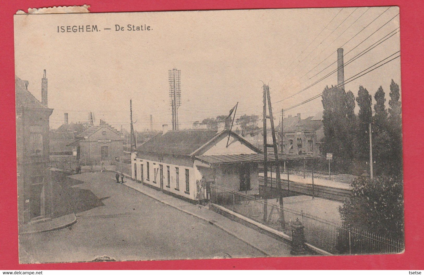 Izegem - De Statie -1928 ( Verso Zien ) - Izegem