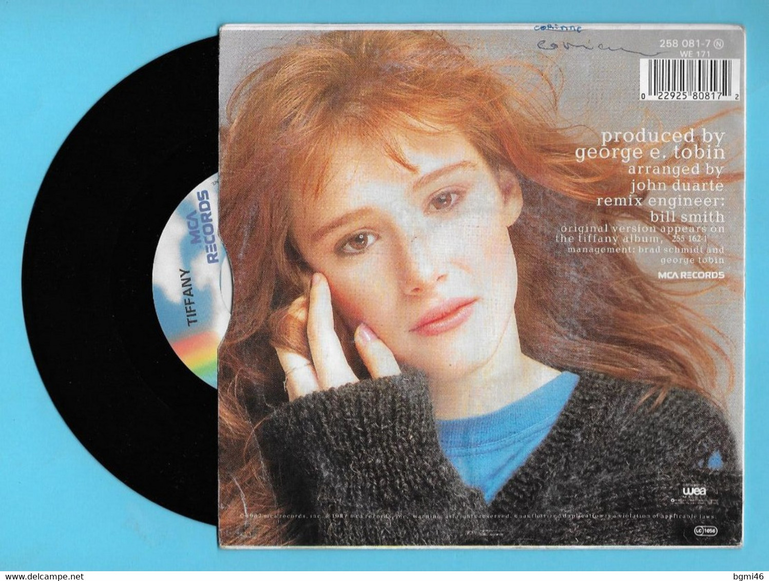 Disque Vinyle 45 Tours :  TIFFANY  :  COULD'VE BEEN ..Scan C  : Voir 2 Scans - Altri - Musica Tedesca