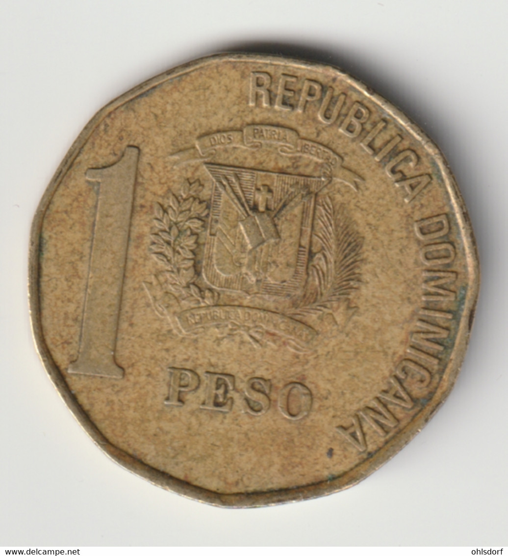 DOMINICANA 2002: 1 Peso, KM 80 - Dominikanische Rep.
