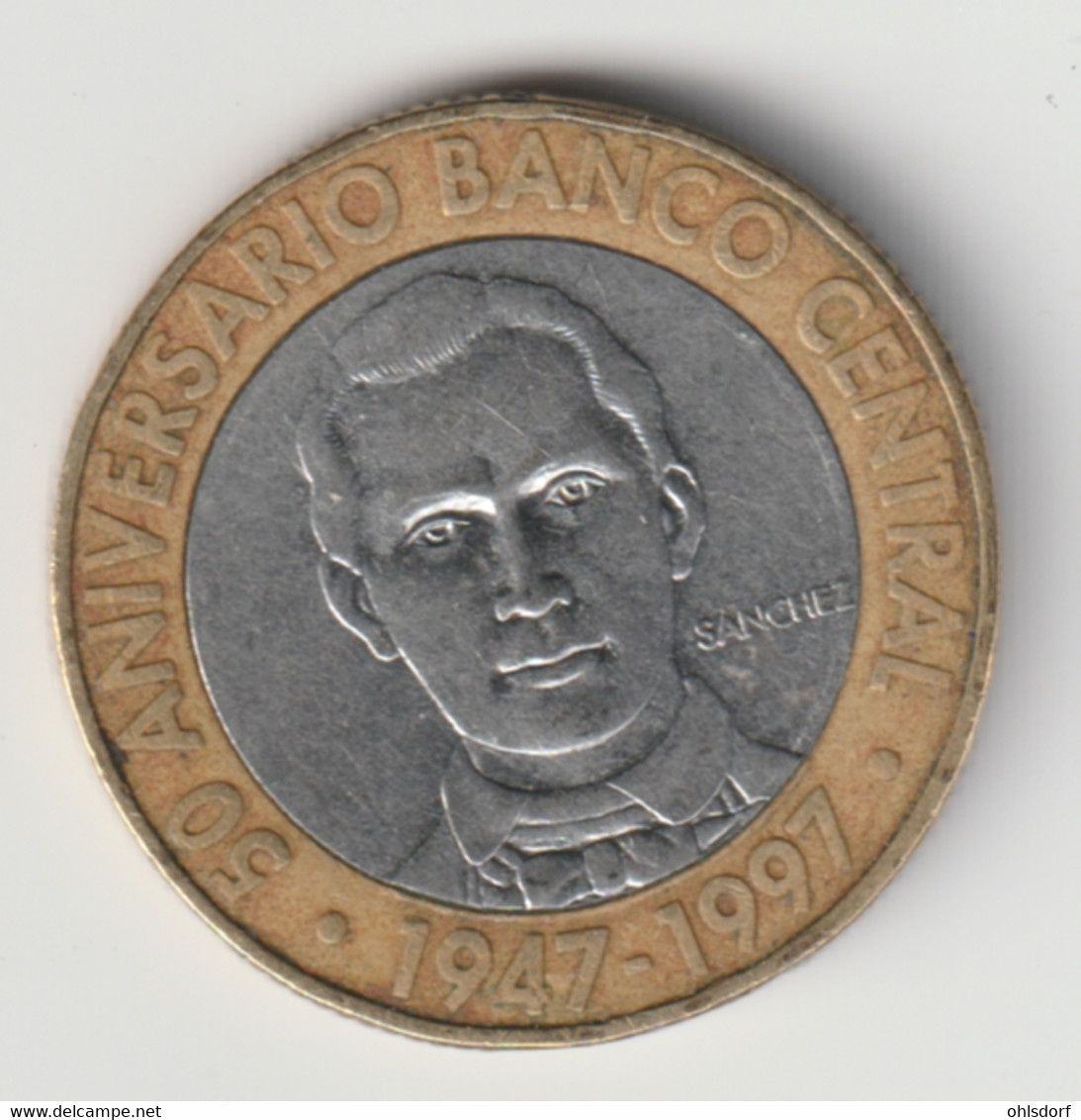 DOMINICANA 2007: 5 Pesos, KM 89 - Dominicaanse Republiek