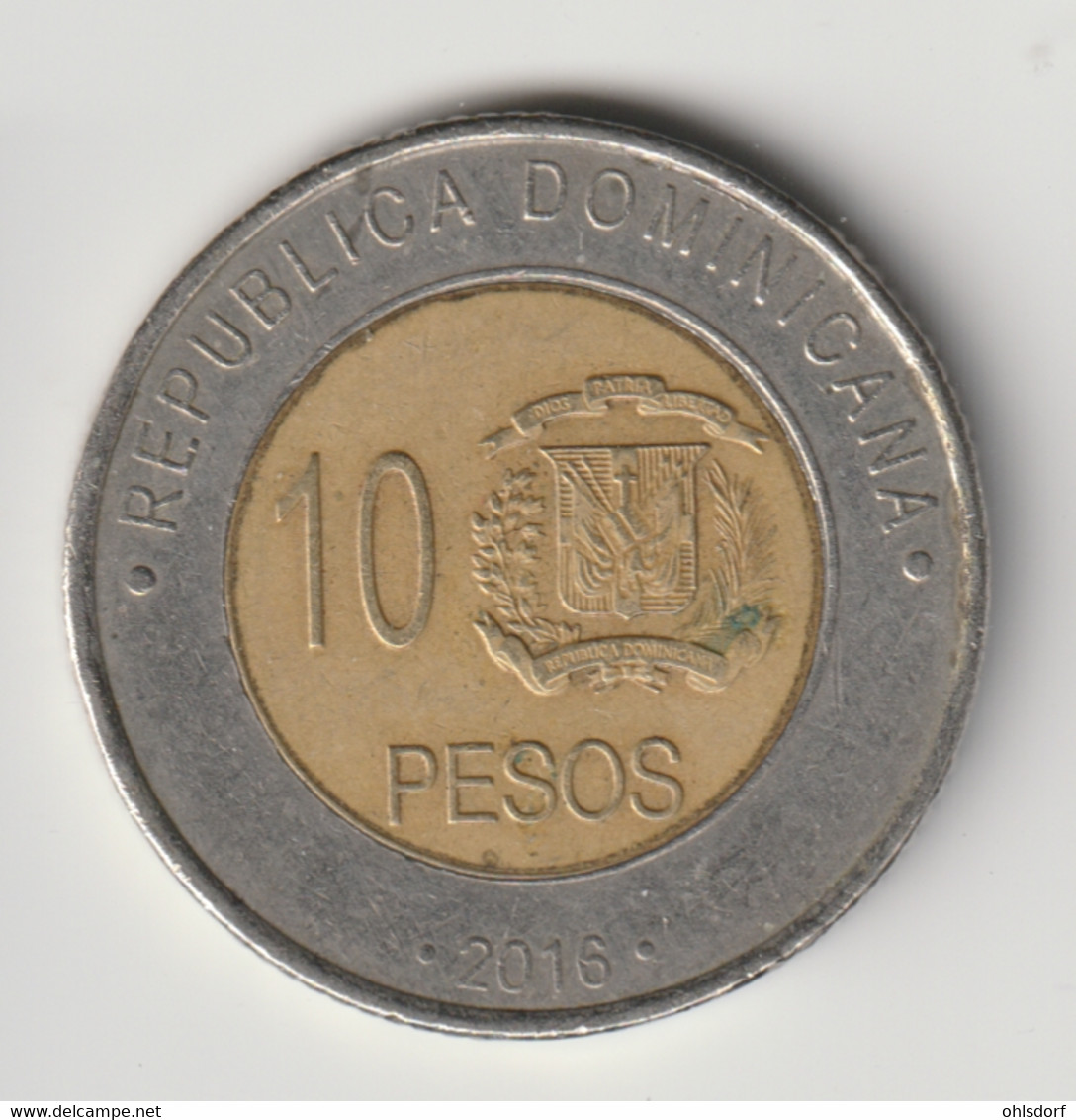 DOMINICANA 2016: 10 Pesos, KM 106 - Dominikanische Rep.
