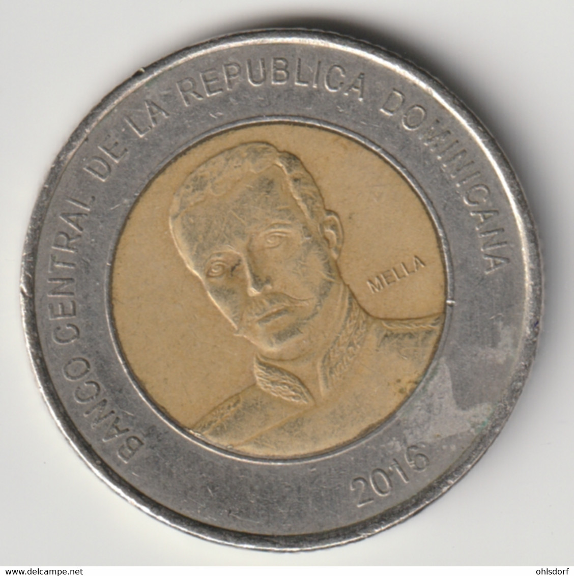 DOMINICANA 2016: 10 Pesos, KM 106 - Dominicana