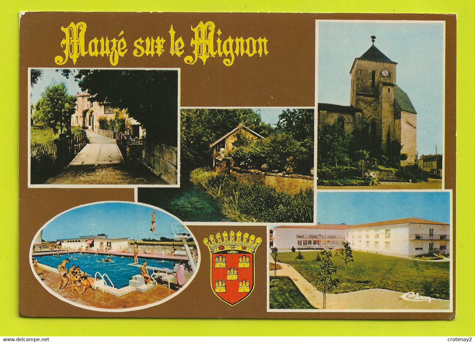 79 MAUZE SUR LE MIGNON Sous Les Moulins Bord Du Mignon Eglise Piscine Plongeoir Maison De Retraite - Mauze Sur Le Mignon